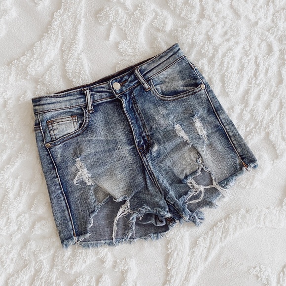 Fashion Nova Pants - Fashion Nova You Wanna High Rise Shorts